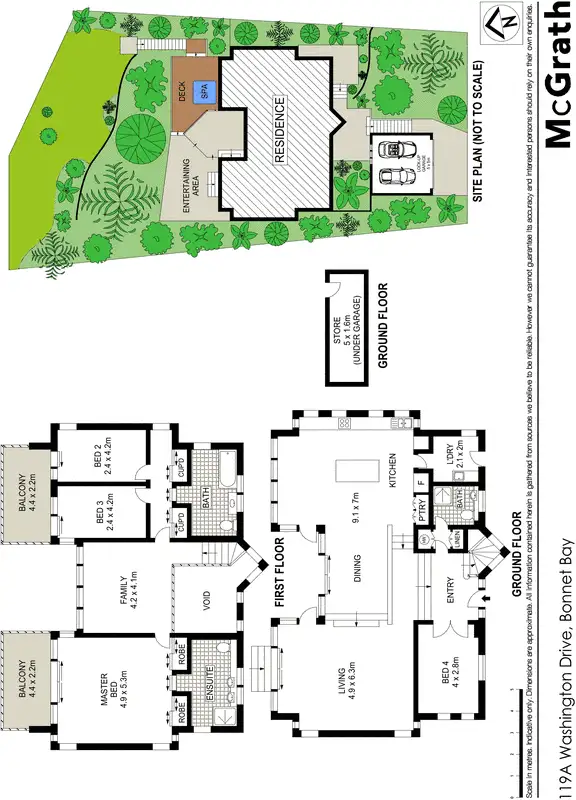 Floorplan of Homely house listing, 119A Washington Drive, Bonnet Bay NSW 2226