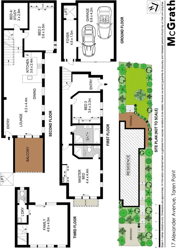 Floorplan of Homely house listing, 17 Alexander Avenue, Taren Point NSW 2229