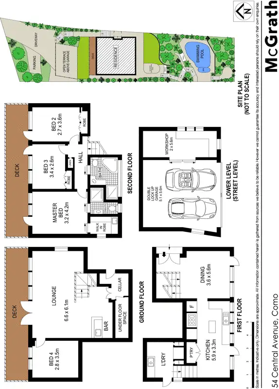 Floorplan of Homely house listing, 54 Central Avenue, Como NSW 2226