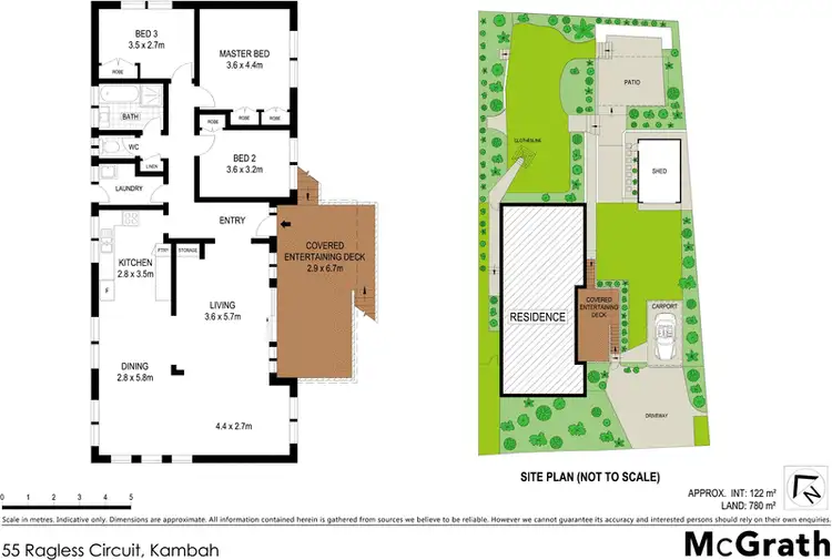Floorplan of Homely house listing, 55 Ragless Circuit, Kambah ACT 2902