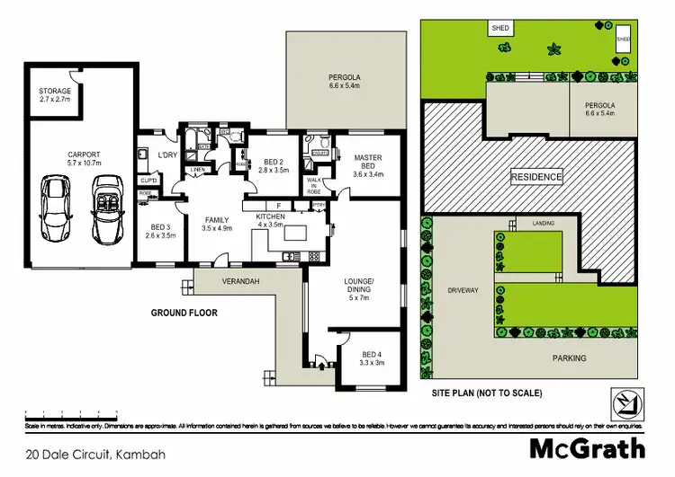 Floorplan of Homely house listing, 20 Dale Circuit, Kambah ACT 2902
