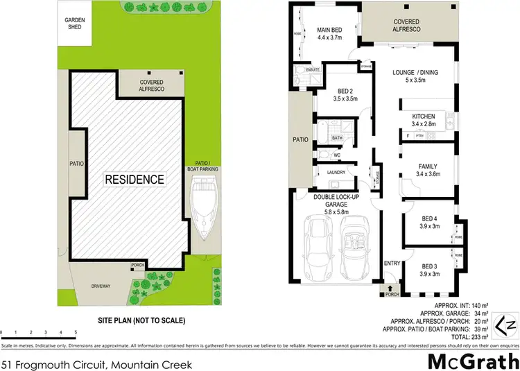 Floorplan of Homely house listing, 51 Frogmouth Circuit, Mountain Creek QLD 4557