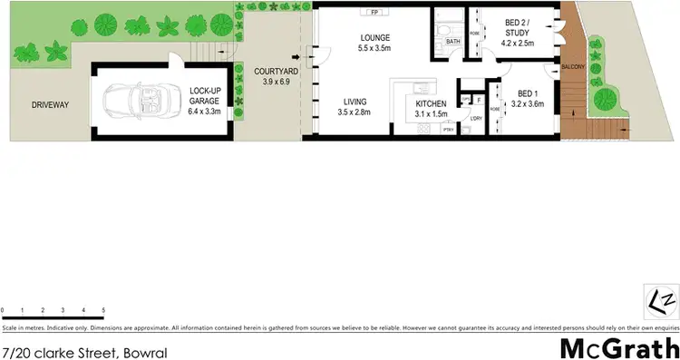 Floorplan of Homely villa listing, 7/20 Clarke Street, Bowral NSW 2576