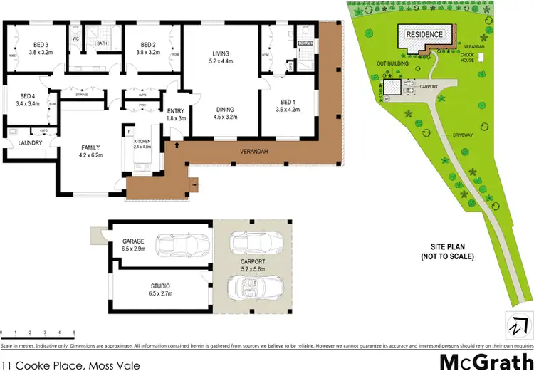 Floorplan of Homely house listing, 11 cooke Place, Moss Vale NSW 2577