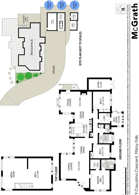 Floorplan of Homely house listing, 9 Casuarina Crescent, Fitzroy Falls NSW 2577