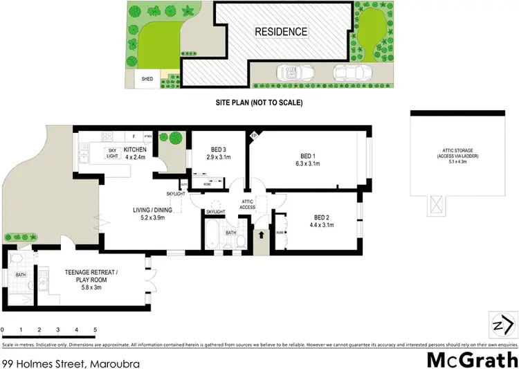 Floorplan of Homely house listing, 99 Holmes Street, Maroubra NSW 2035