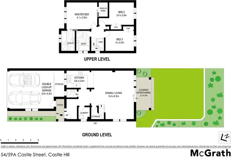 Floorplan of Homely townhouse listing, 54/59A Castle Street, Castle Hill NSW 2154