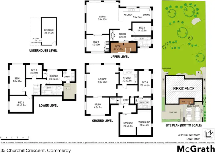 Floorplan of Homely house listing, 35 Churchill Crescent, Cammeray NSW 2062