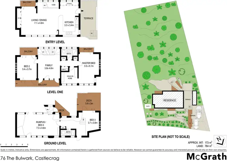 Floorplan of Homely house listing, 76 The Bulwark, Castlecrag NSW 2068