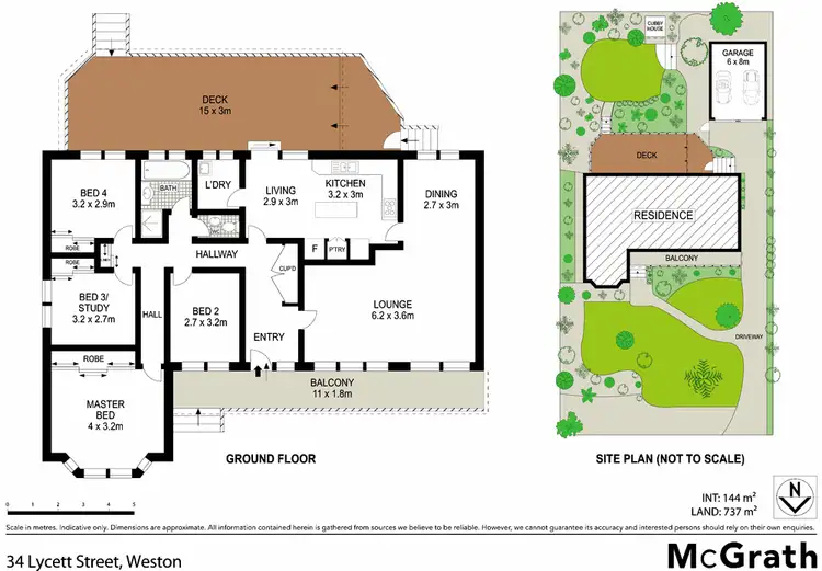 Floorplan of Homely house listing, 34 Lycett Street, Weston ACT 2611