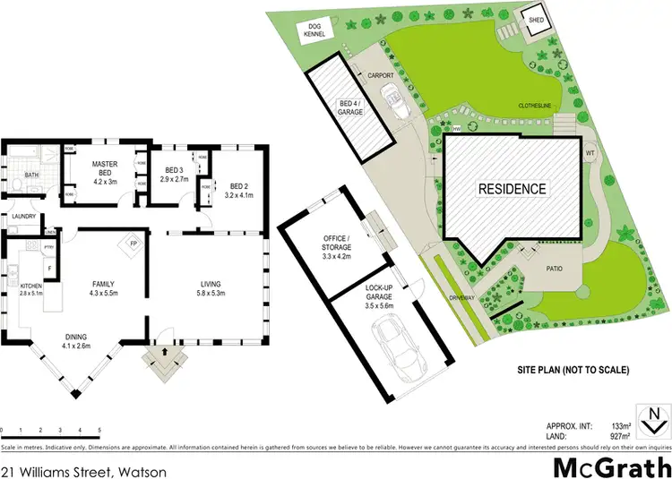 Floorplan of Homely house listing, 21 Williams Street, Watson ACT 2602
