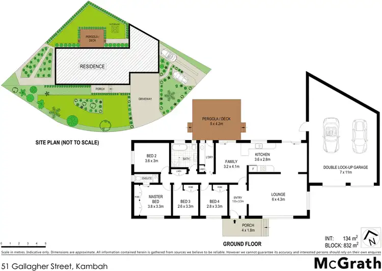 Floorplan of Homely house listing, 51 Gallagher Street, Kambah ACT 2902