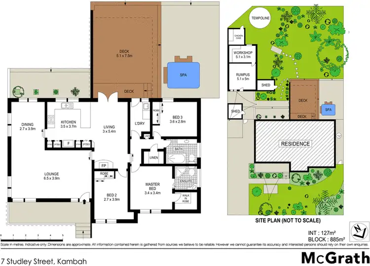 Floorplan of Homely house listing, 7 Studley Street, Kambah ACT 2902