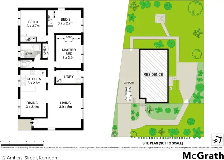 Floorplan of Homely house listing, 12 Amherst Street, Kambah ACT 2902