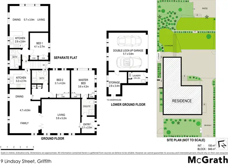 Floorplan of Homely house listing, 9 Lindsay Street, Griffith ACT 2603