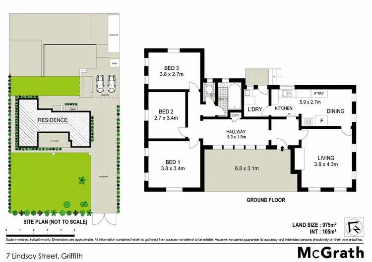 Floorplan of Homely house listing, 7 Lindsay Street, Griffith ACT 2603