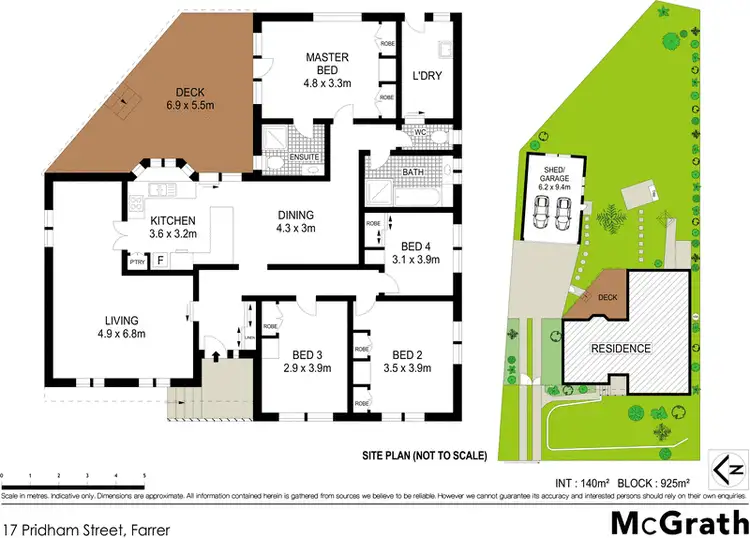 Floorplan of Homely house listing, 17 Pridham Street, Farrer ACT 2607