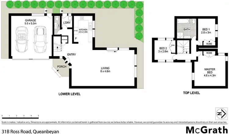 Floorplan of Homely townhouse listing, 3/31 Ross Road, Queanbeyan NSW 2620