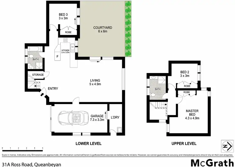 Floorplan of Homely townhouse listing, 2/31 Ross Road, Queanbeyan NSW 2620