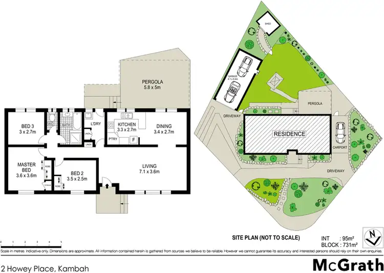 Floorplan of Homely house listing, 2 Howey Place, Kambah ACT 2902