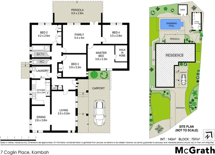 Floorplan of Homely house listing, 7 Coglin Place, Kambah ACT 2902
