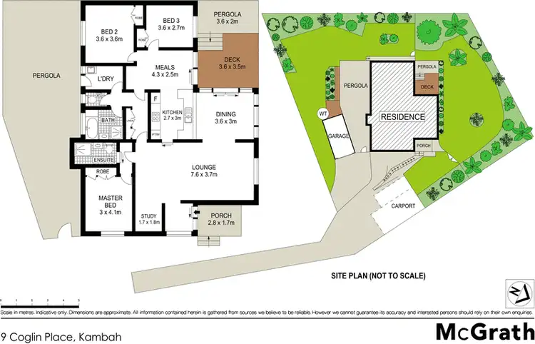 Floorplan of Homely house listing, 9 Coglin Place, Kambah ACT 2902
