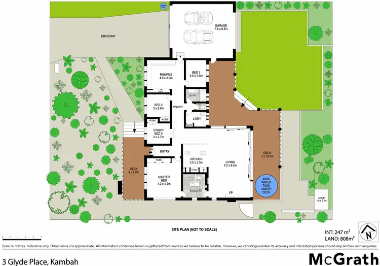 Floorplan of Homely house listing, 3 Glyde Place, Kambah ACT 2902