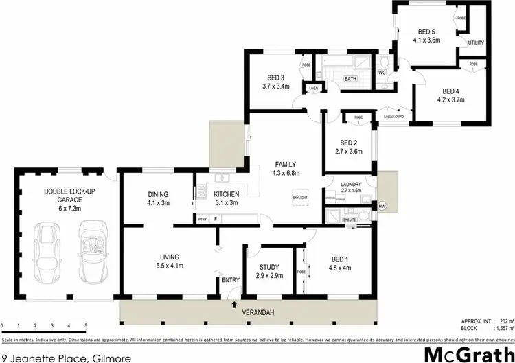 Floorplan of Homely house listing, 9 Jeanette Place, Gilmore ACT 2905