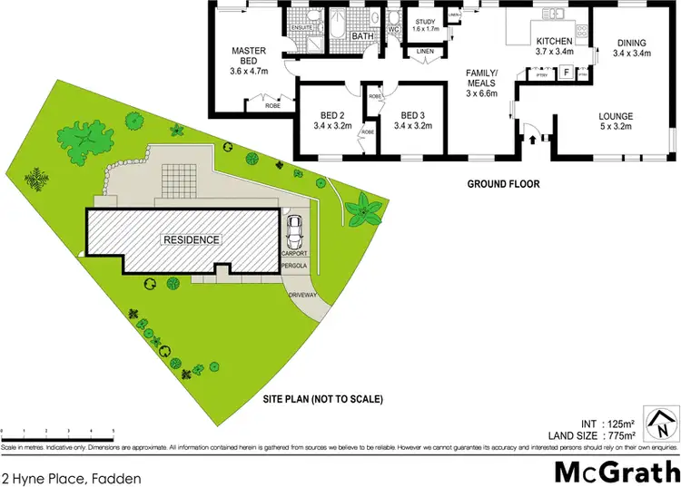 Floorplan of Homely house listing, 2 Hyne Place, Fadden ACT 2904