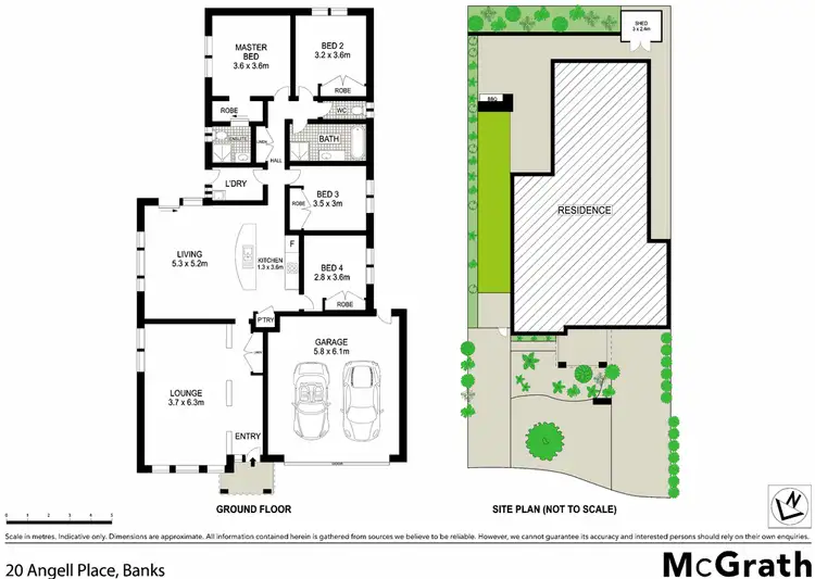 Floorplan of Homely house listing, 20 Angell Place, Banks ACT 2906