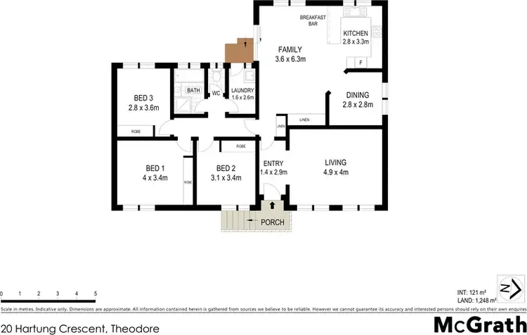 Floorplan of Homely house listing, 20 Hartung Crescent, Theodore ACT 2905
