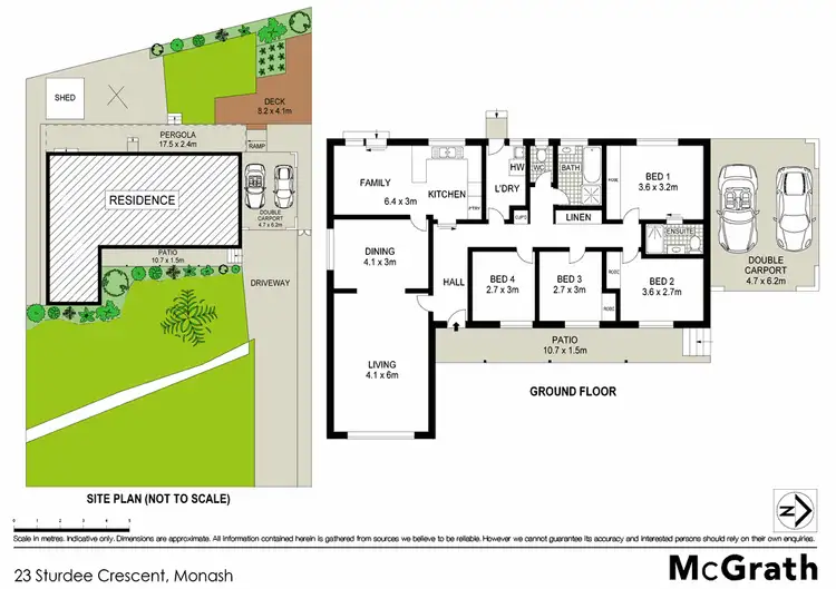 Floorplan of Homely house listing, 23 Sturdee Crescent, Monash ACT 2904