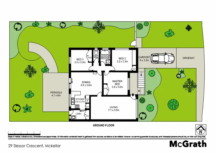 Floorplan of Homely house listing, 29 Slessor Crescent, Mckellar ACT 2617