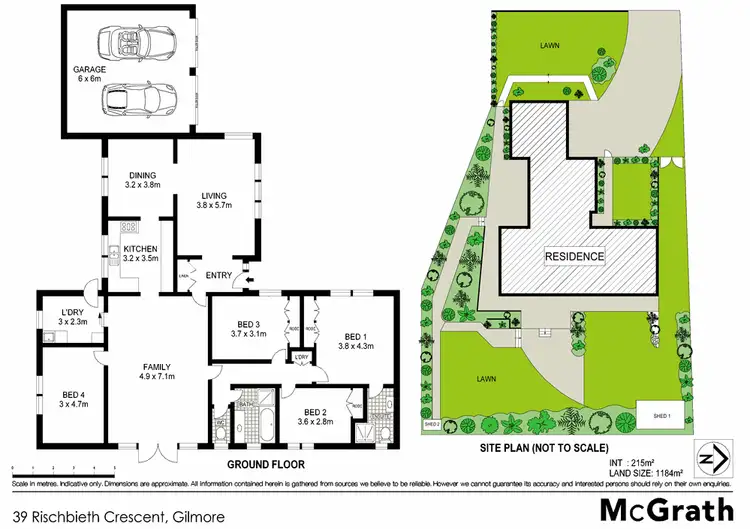 Floorplan of Homely house listing, 39 Rischbieth Crescent, Gilmore ACT 2905