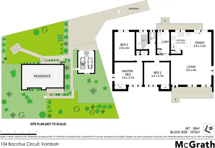 Floorplan of Homely house listing, 104 Bacchus Circuit, Kambah ACT 2902