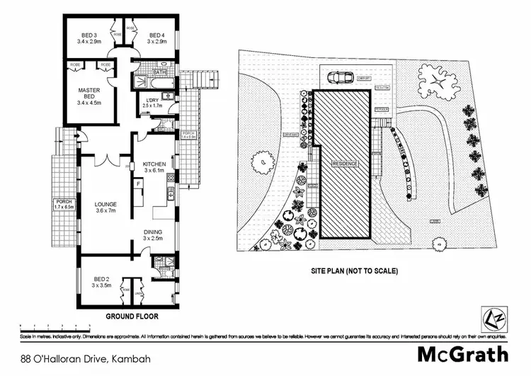 Floorplan of Homely house listing, 88 O'Halloran Circuit, Kambah ACT 2902