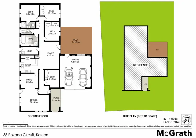 Floorplan of Homely house listing, 38 Pokana Circuit, Kaleen ACT 2617