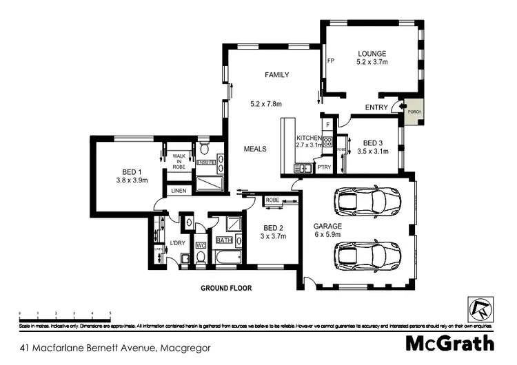 Floorplan of Homely house listing, 41 Macfarlane Burnet Avenue, Macgregor ACT 2615