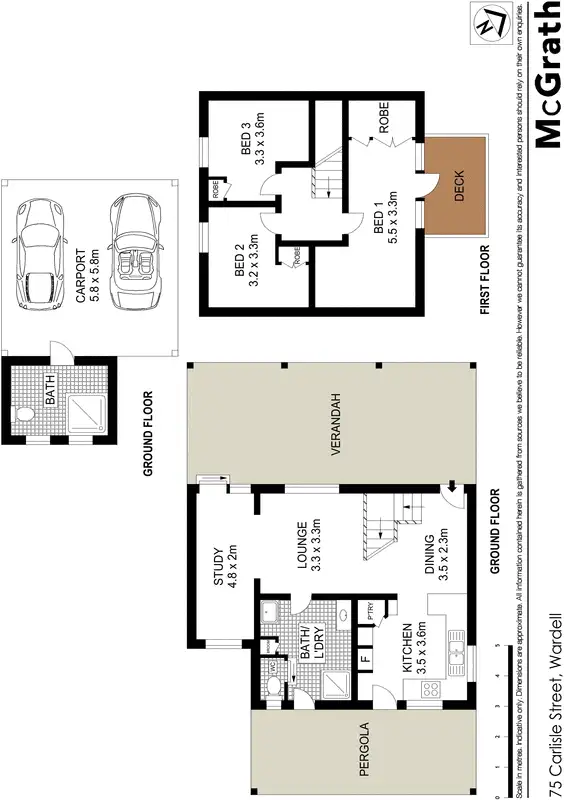 Floorplan of Homely house listing, 75 Carlisle Street, Wardell NSW 2477