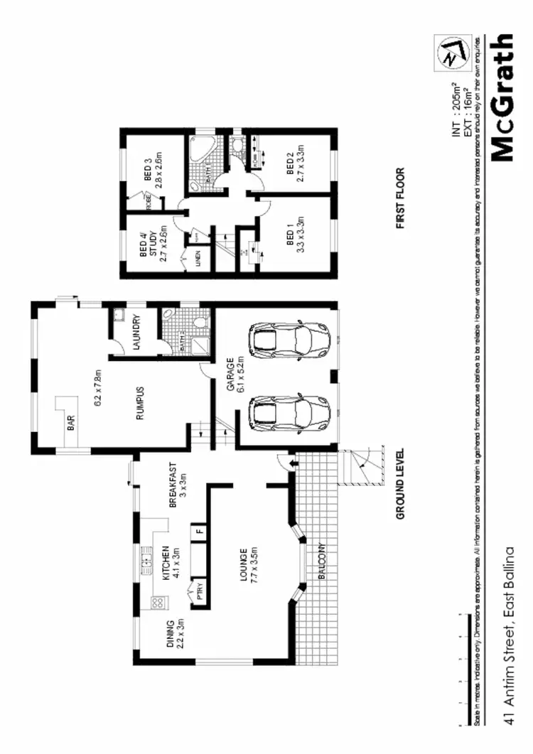 Floorplan of Homely house listing, 41 Antrim Street, East Ballina NSW 2478