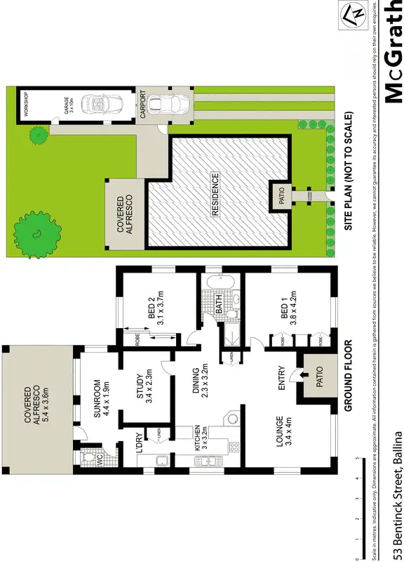 Floorplan of Homely house listing, 53 Bentinck Street, Ballina NSW 2478