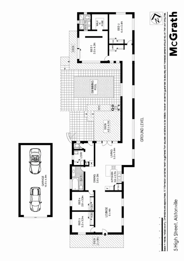 Floorplan of Homely house listing, 5 High Street, Alstonville NSW 2477