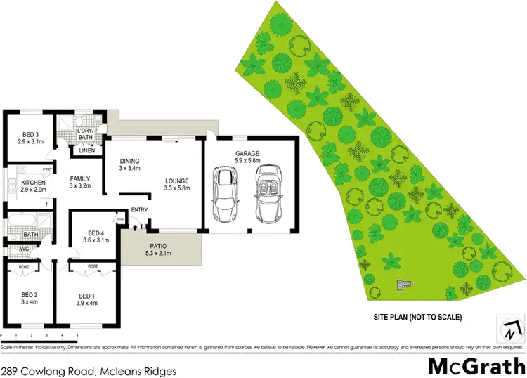 Floorplan of Homely house listing, 289 Cowlong Road, Mcleans Ridges NSW 2480