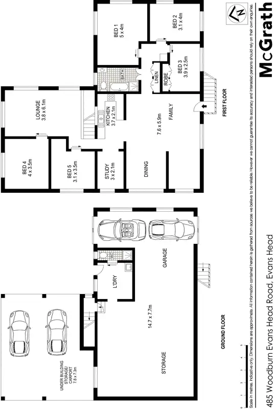 Floorplan of Homely house listing, 485 Woodburn Evans Head Road, Evans Head NSW 2473