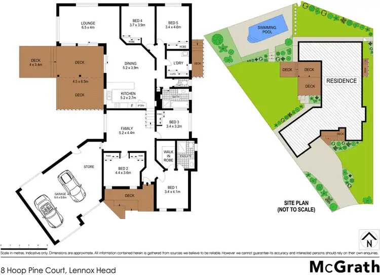 Floorplan of Homely house listing, 8 Hoop Pine Court, Lennox Head NSW 2478