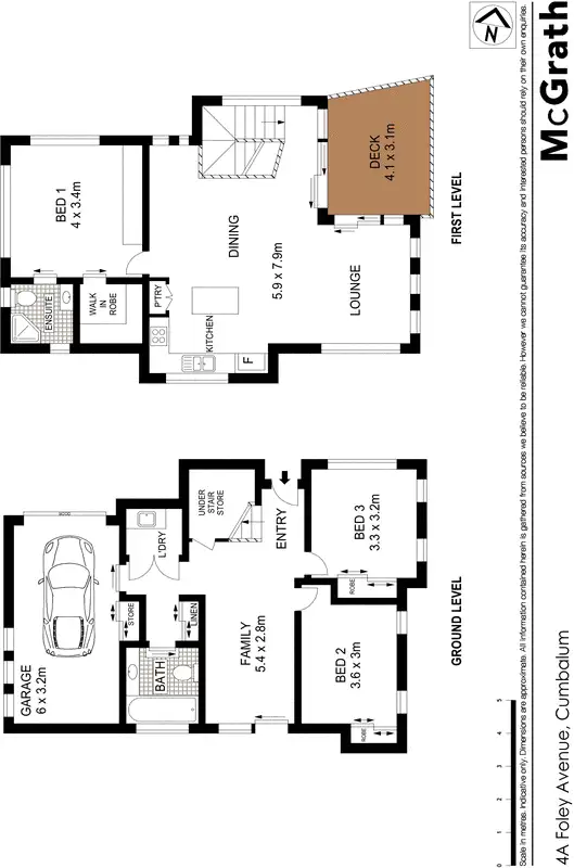 Floorplan of Homely townhouse listing, 4A Foley Avenue, Cumbalum NSW 2478