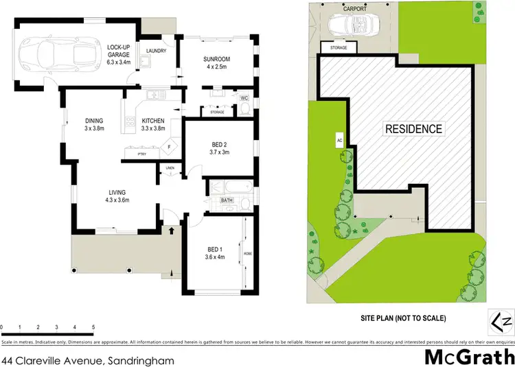 Floorplan of Homely house listing, 44 Clareville Avenue, Sandringham NSW 2219