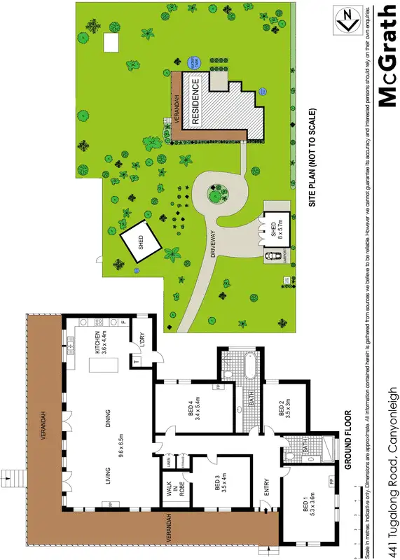 Floorplan of Homely rural property listing, 441 Tugalong Road, Canyonleigh NSW 2577