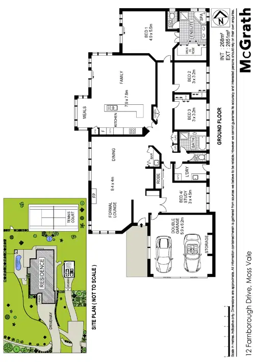 Floorplan of Homely house listing, 12 Farnborough Drive, Moss Vale NSW 2577