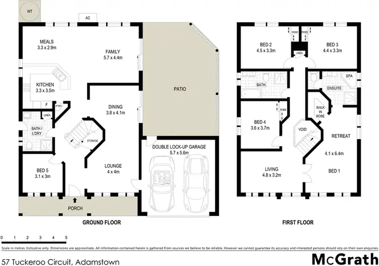 Floorplan of Homely house listing, 57 Tuckeroo Circuit, Adamstown NSW 2289
